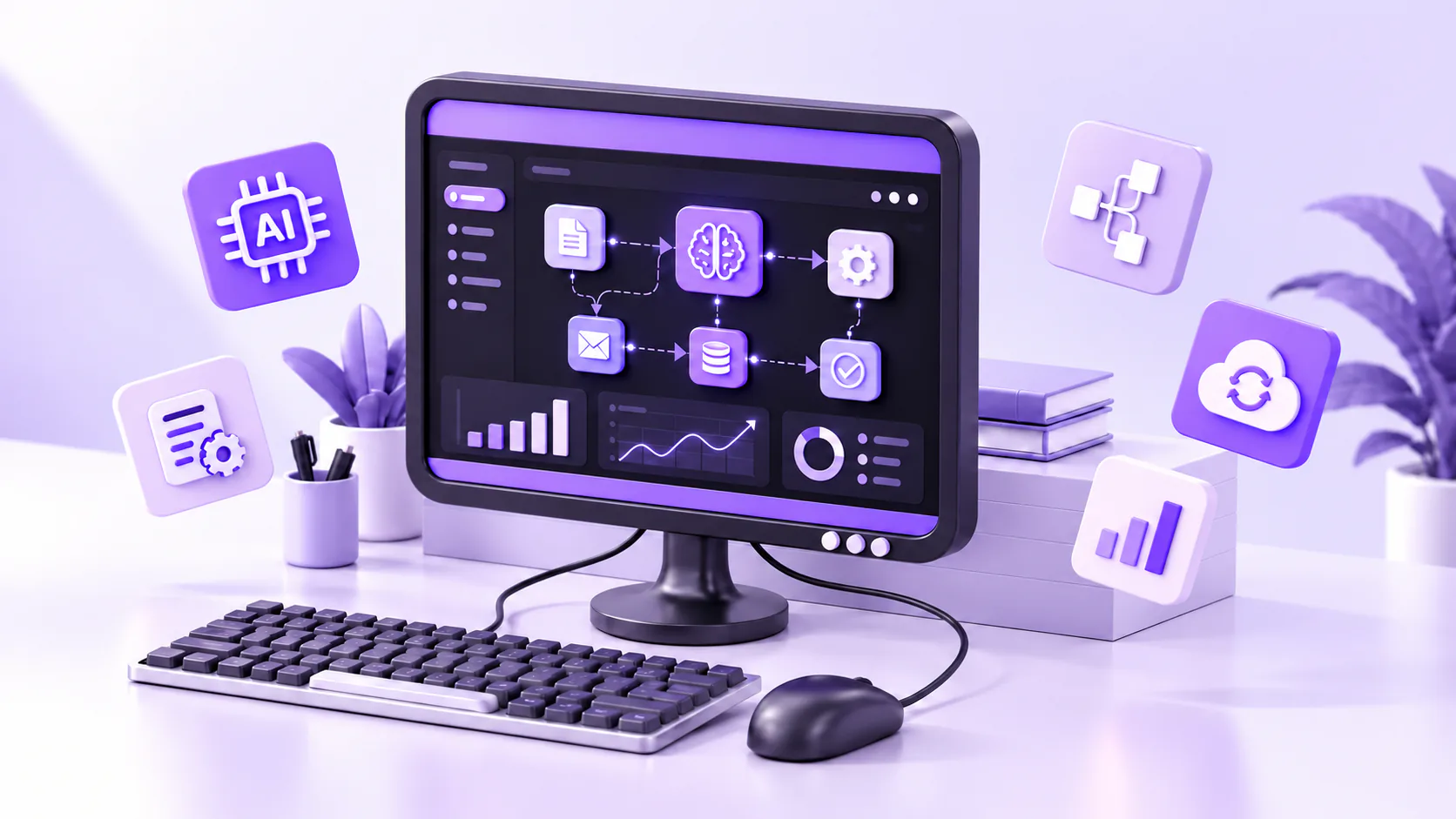 AI-powered workflow automation dashboard